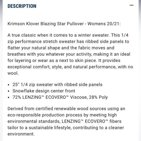 Krimson Klover Blazing Star Pullover - Picture 5 of 8